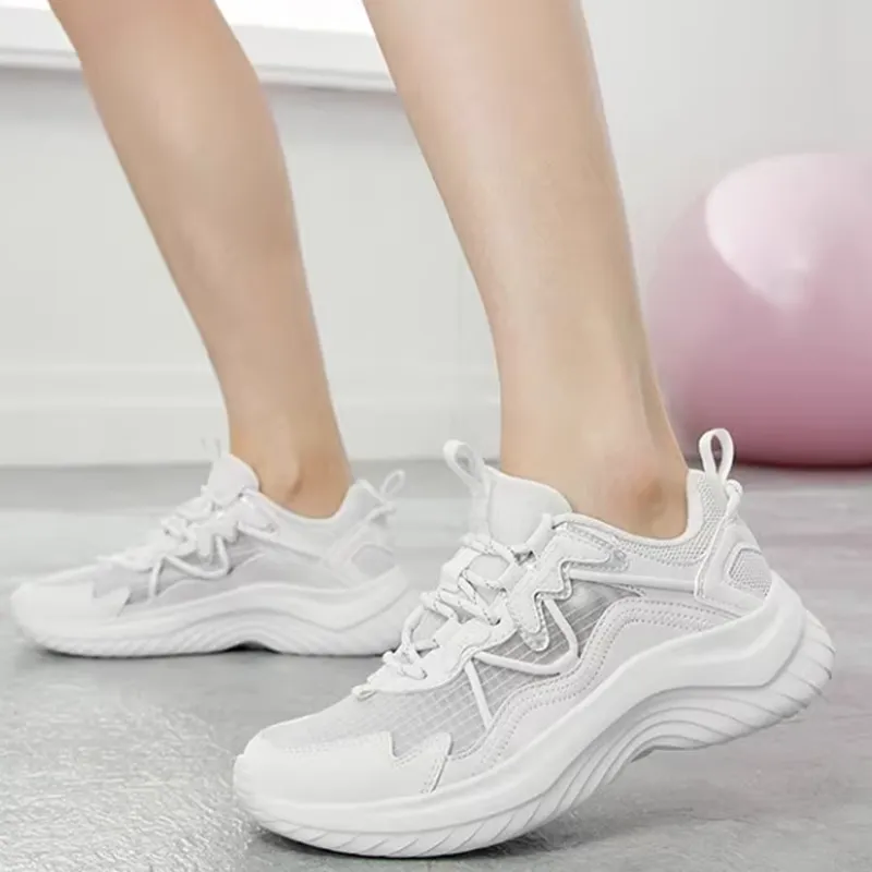 361° Cushioning And Breathable Low Top Running Shoes Women's Gray-3