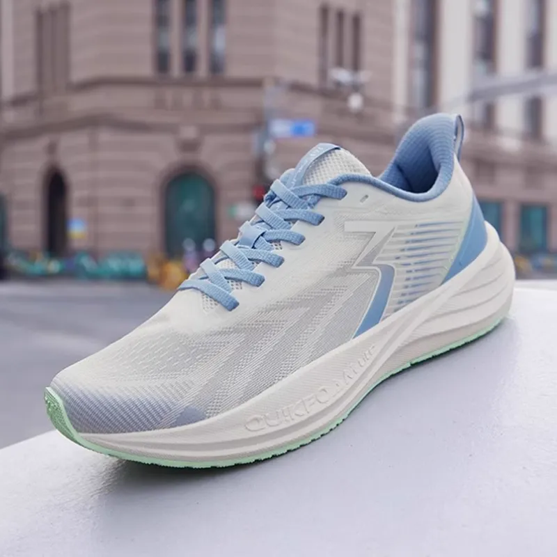 361° Speed Surge Lite SE Anti Slip Wear Resistant Low Top Casual Sprint Running Shoes Men's Gray Blue-1