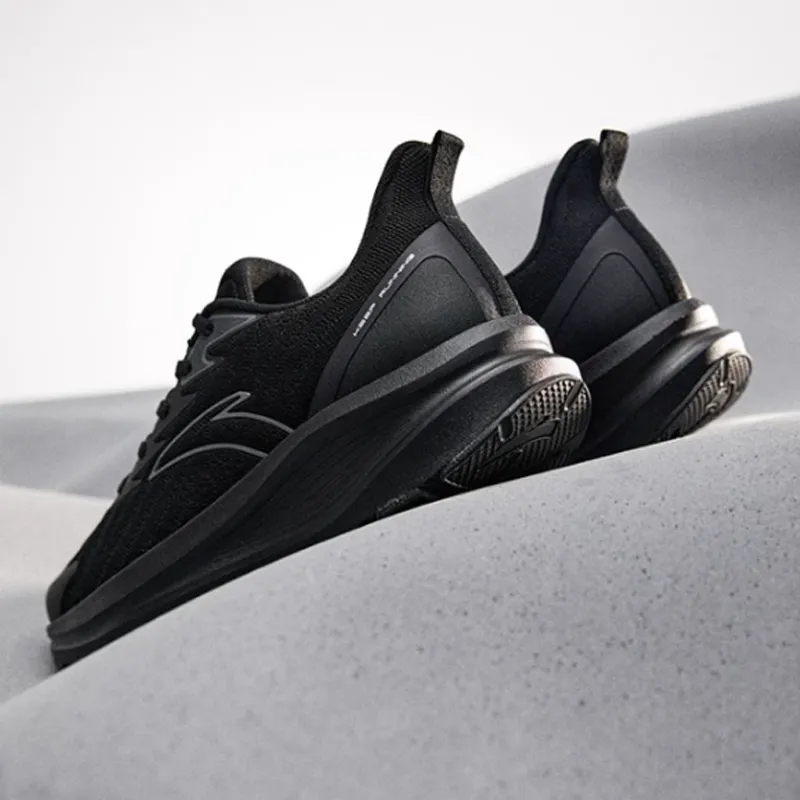 Anta Cloud Journey Anti-Slip Wear-Resistant Low-Top Running Shoes Men's Black-2
