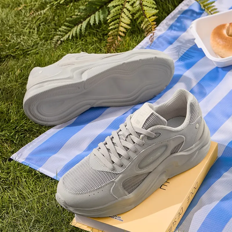 361° Cloud Comfort 5 Anti Slip Wear Resistant Low Top Casual Shoes Men's Gray-4