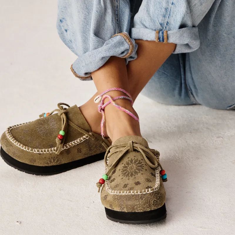 Arizona Love Abrasion Resistant Wrap toe Slippers Women's Olive Green-3
