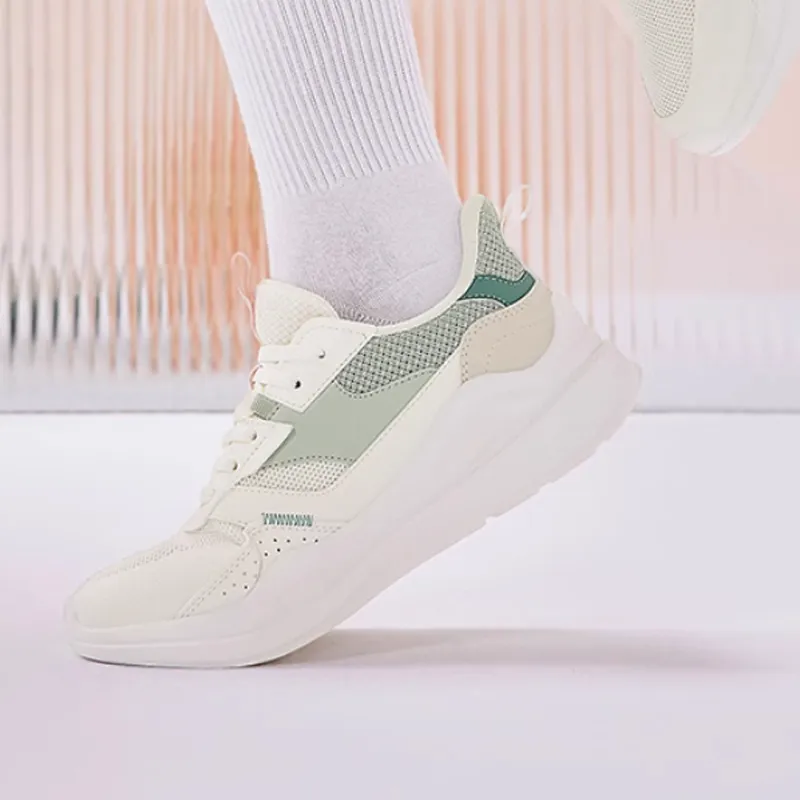 361° Life Collection Casual Shoes Women's Low Top Feather White/Mint Gray Green-4