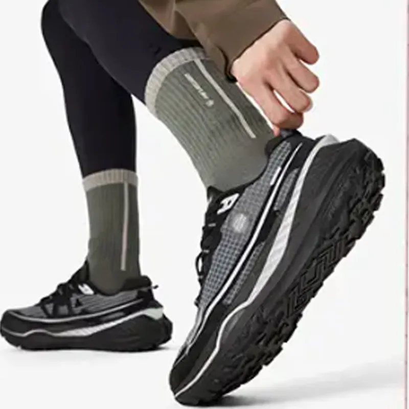 LiNing Di Lu V2 Cushioning Anti Slip And Wear Resistant Rebound Low Top Trail Running Shoes Men's Black-6