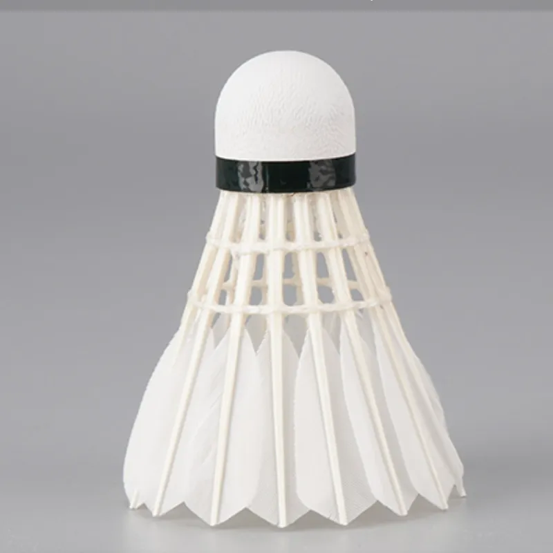 Erke Baymax Duck Feather Shuttlecock 12 Pack CiGu Duck Feather Big Board Duck Feather Match Training Ball Shuttlecocks-2