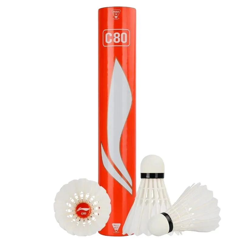 LiNing C80 12 Pack CiGu Duck Feather Shuttlecocks-1