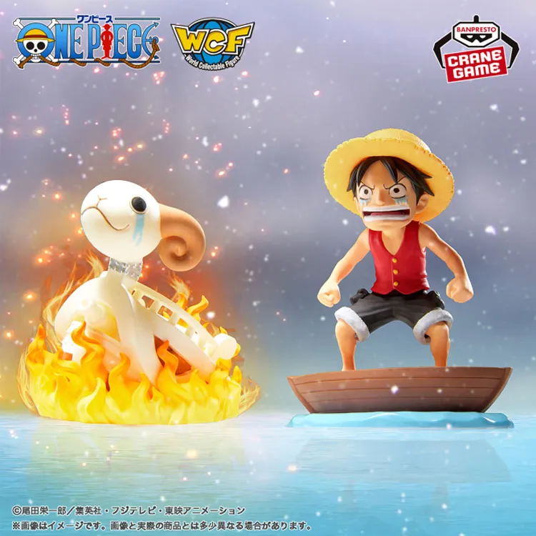BANPRESTO One Piece World Collection Hobby Model Log Story, Monkey D. Luffy, Merry Adventure Bonus Gifts-2