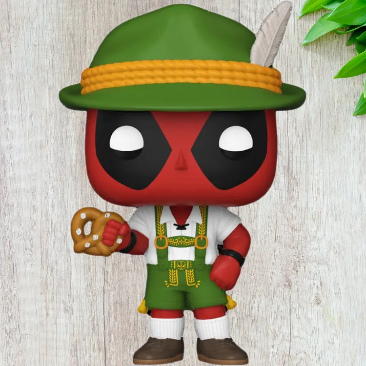 Funko x MARVEL POP! Limited Leather Pants Edition Deadpool Chibi Figures-2
