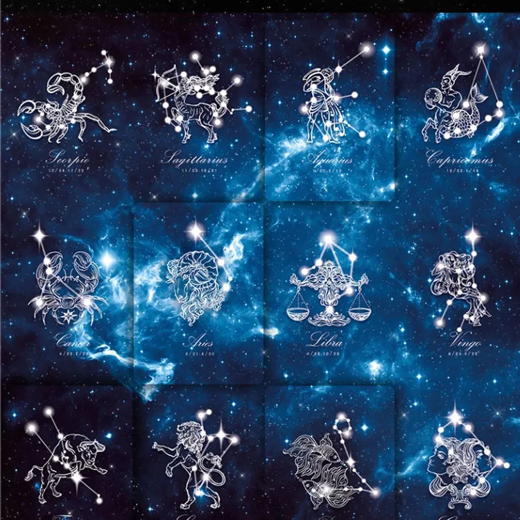 BICYCLE Bicycle Collection Creative Twelve Constellations Poker Cards Black Hole Collection Board Games-3