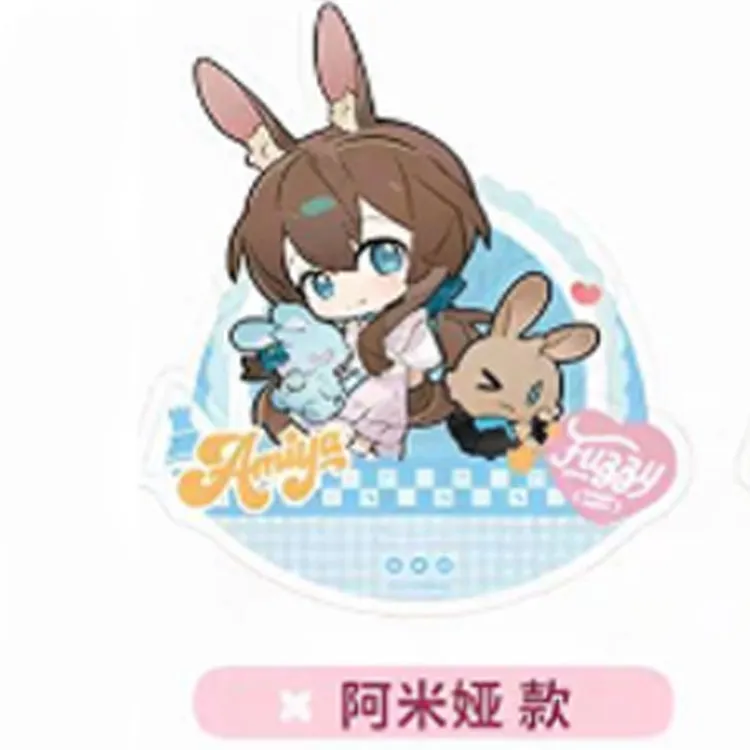 MINISO x Arknights Amiya, Able, Aqua Moon, Yu, Eyjafjalla Velvet Dream Fantasy Conference Acrylic Stands-1