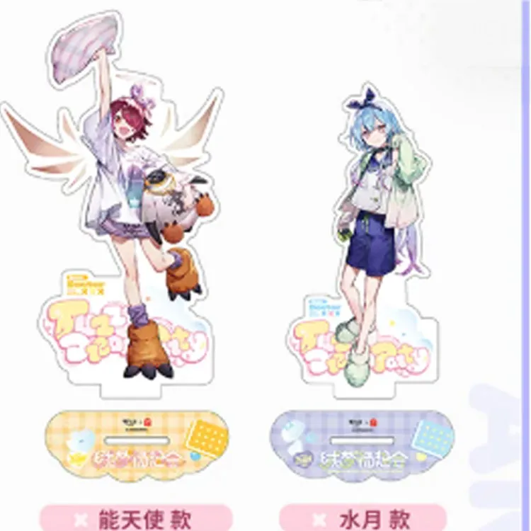 MINISO x Arknights Eyjafjalla, Angel, Amiya, Aqua Moon, Yu Velvet Dream Fantasy Conference Acrylic Stands-3