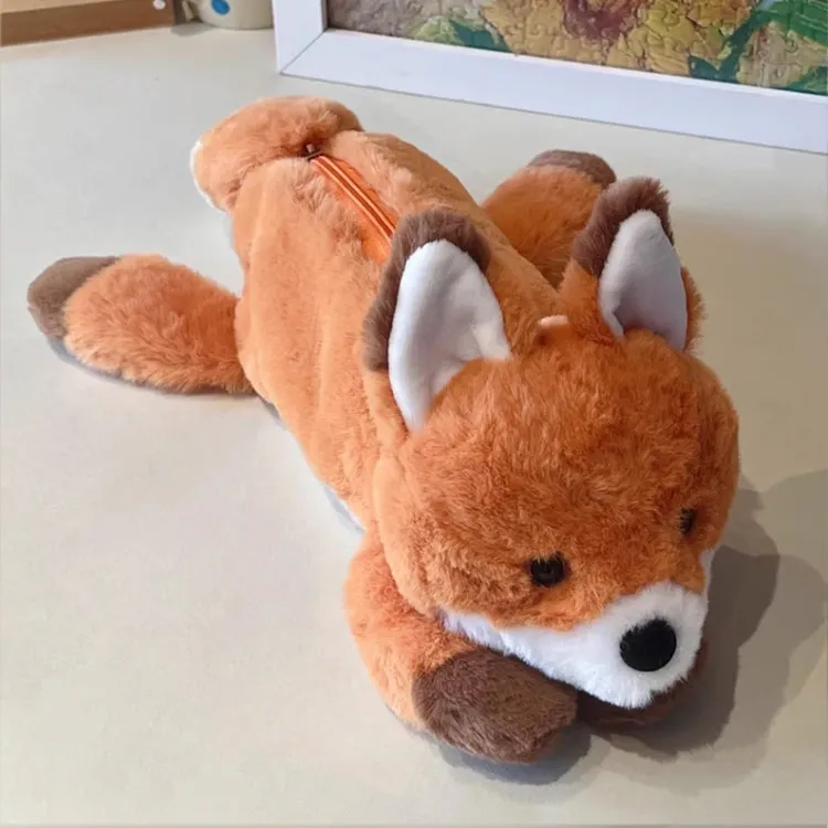 KKV Animal Collection Plush Pencil Case/pencil Box-6