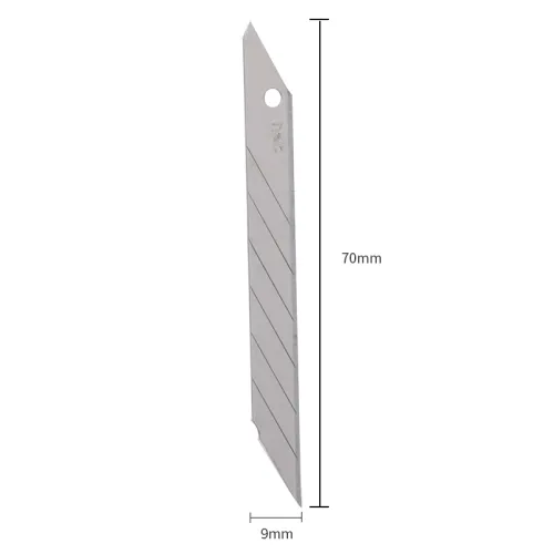 Deli 30 Degrees Trumpets Blades SK5 Paper Cutting Carving Small Blades 9mm Car Window Tints Utility Knife/Box Cutter