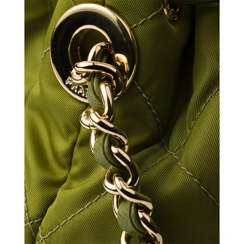 PRADA Re Nylon Recycled Polyamide Shoulder Bag Women's Ivy Green-4