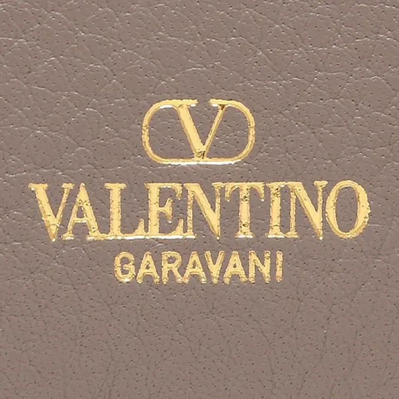 Valentino Leather Camera Bag, Crossbody Bag, Shoulder Bag Mini Women's Gray-6