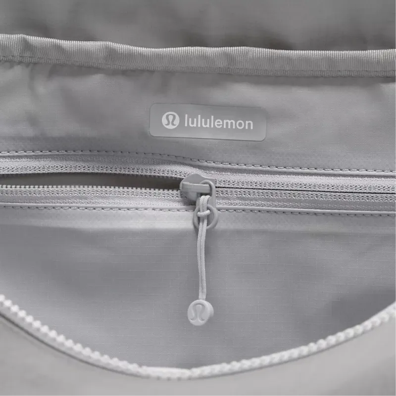 Lululemon Recycled Nylon Travel Bag Unisex Silver Gray-4