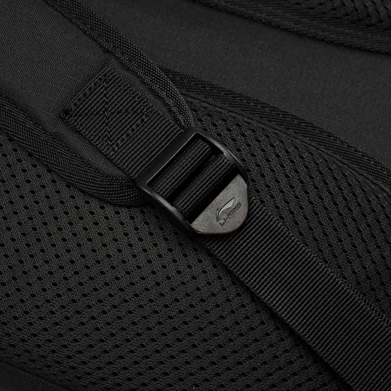 LiNing Polyester Backpack Unisex Black-13