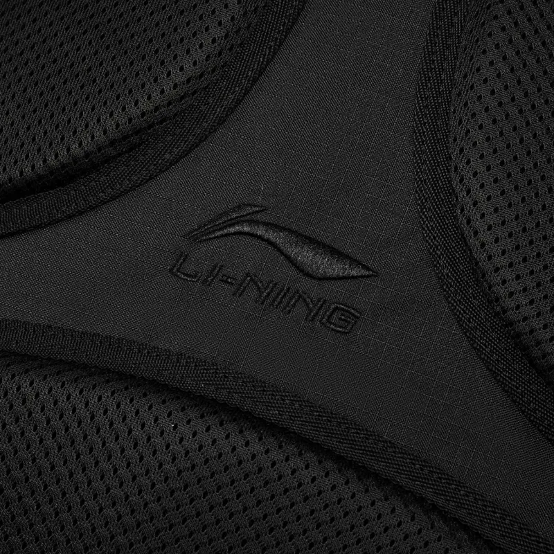 LiNing Polyester Backpack Unisex Black-11