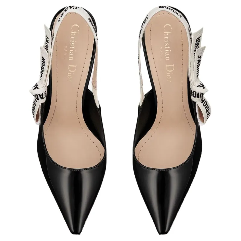 ア*ン様 Dior J'ADIOR ブラック ハイヒール J'Adior Slingback Pump Transparent Mesh with Black Dior