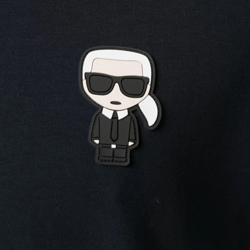 KARL LAGERFELD SS23 Polo Shirt Men's Black-4