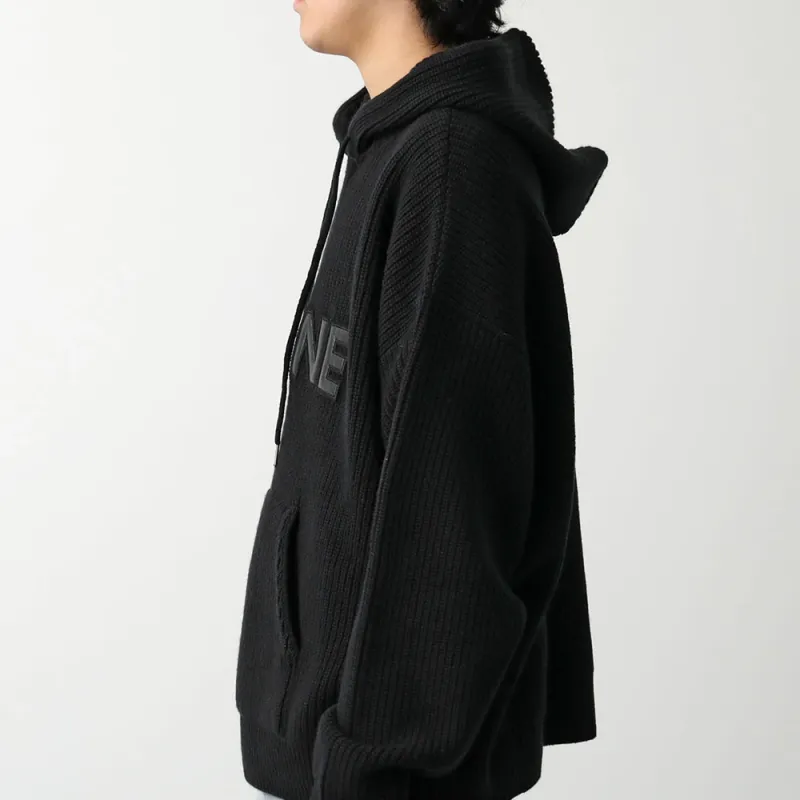 CELINE Hooded Sweater In Monochromic Wool-5