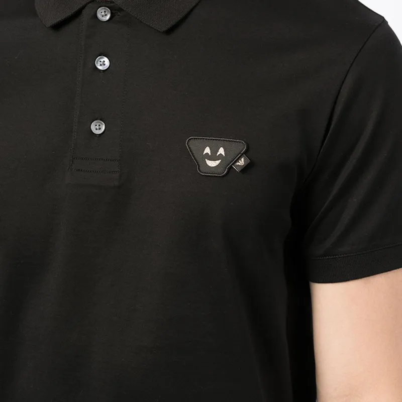 EMPORIO ARMANI Polo Shirts Men Black-4