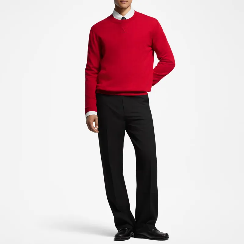 LOUIS VUITTON 1AGIHY Lvse Lv Embossed Crewneck-2
