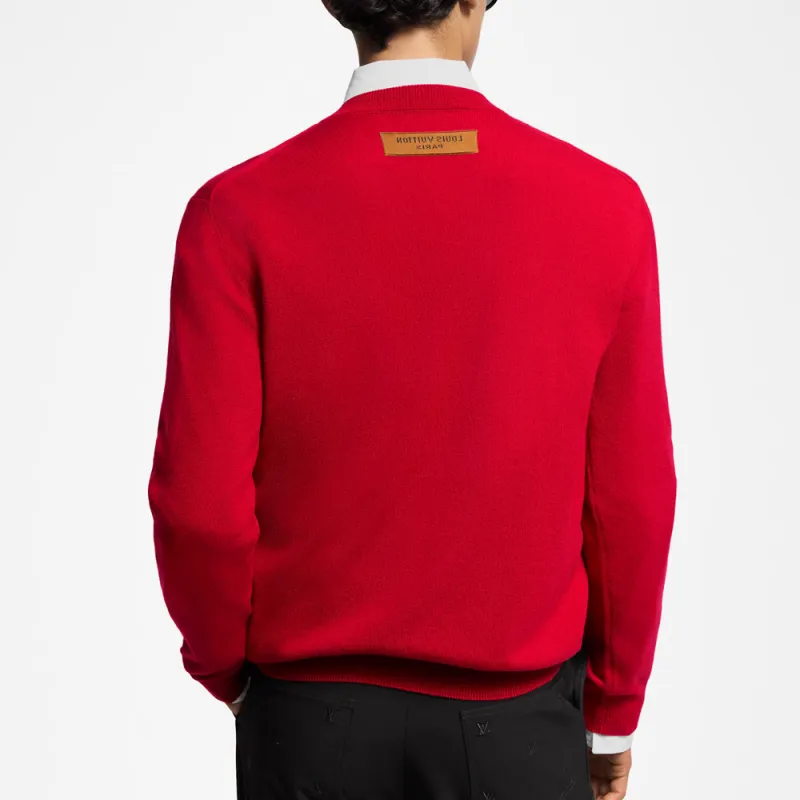 LOUIS VUITTON 1AGIHY Lvse Lv Embossed Crewneck-5
