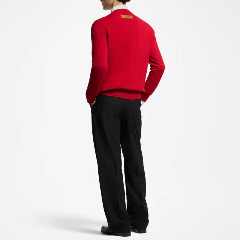 LOUIS VUITTON 1AGIHY Lvse Lv Embossed Crewneck-3