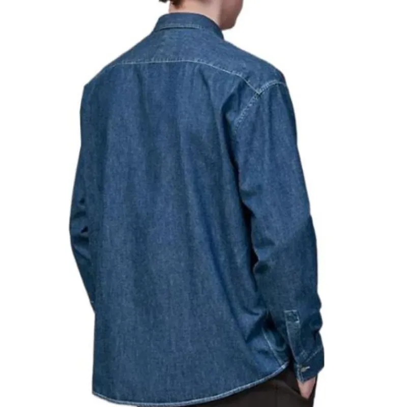 HERMES Denim Jackets Men Blue-3