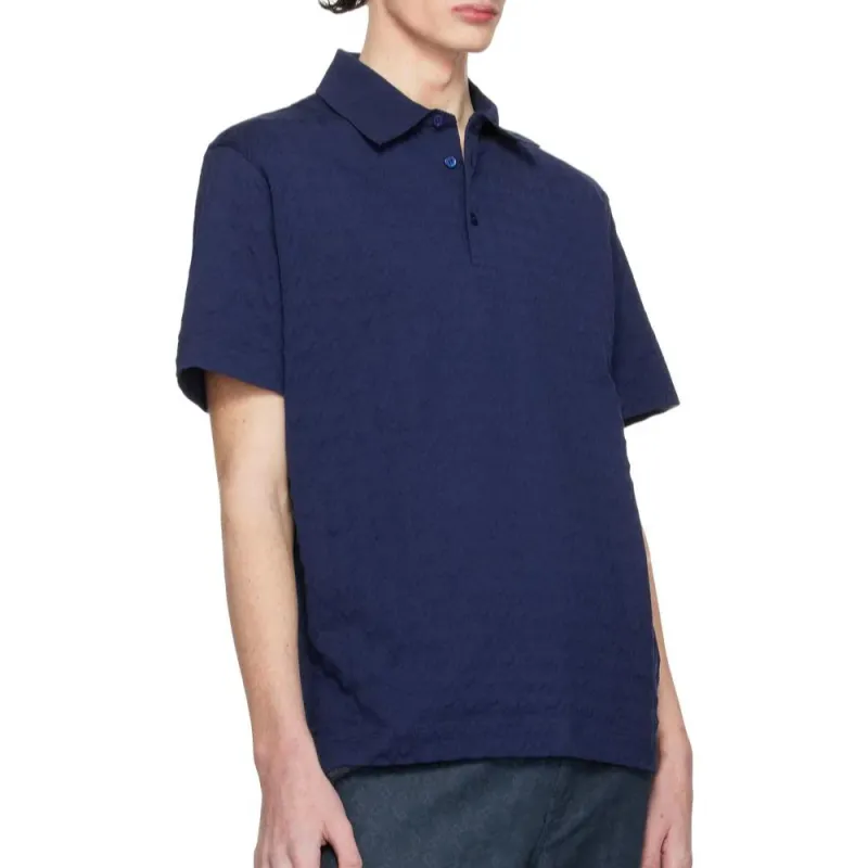 Givenchy 4G Jacquard Short Sleeved Polo Shirt-3
