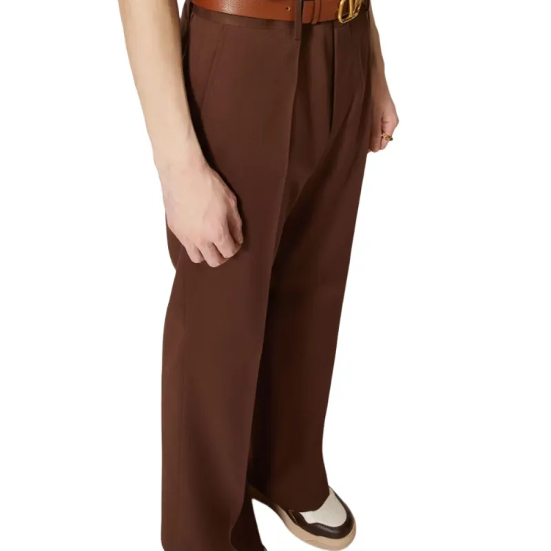 Valentino Casual Pants Men Brown-4