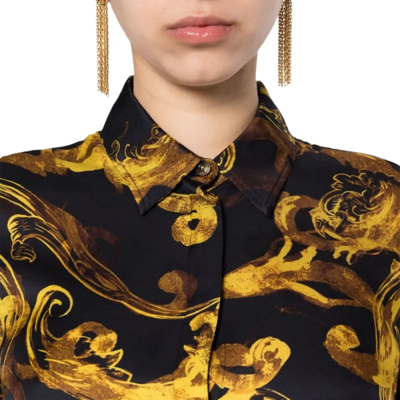 VERSACE JEANS COUTURE Watercolour Couture print Shirt-4