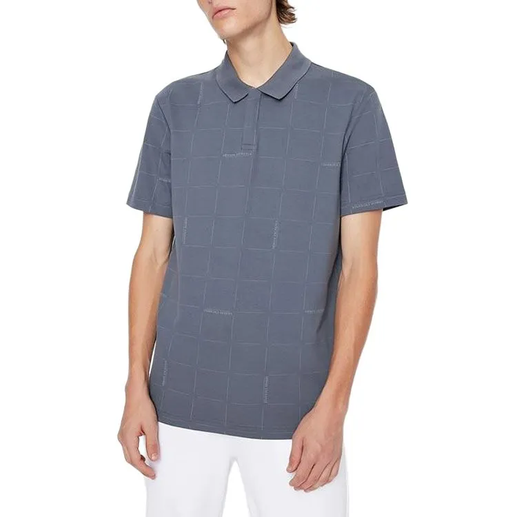 ARMANI EXCHANGE Polo Shirts Men Gray-1