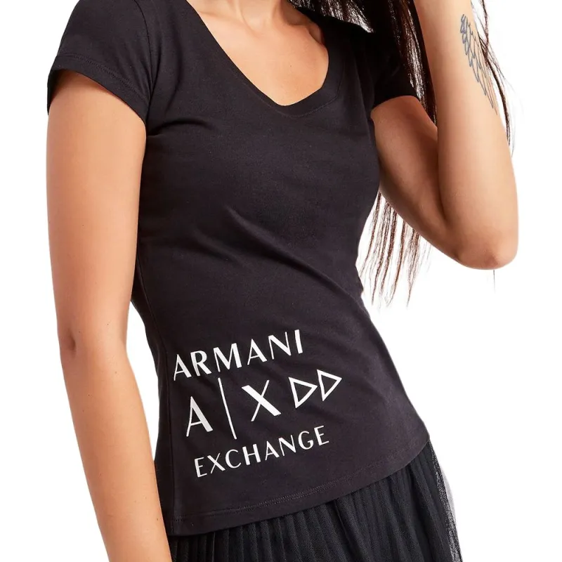 ARMANI EXCHANGE T Shirts Women's Black-5