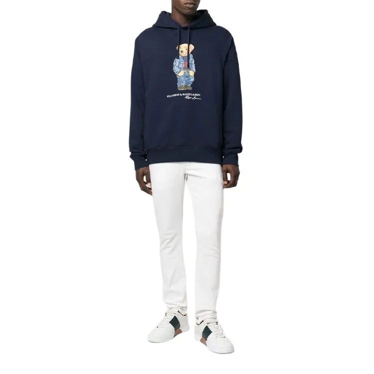 Polo Ralph Lauren Bear Printed Drawstring Hoodie-1