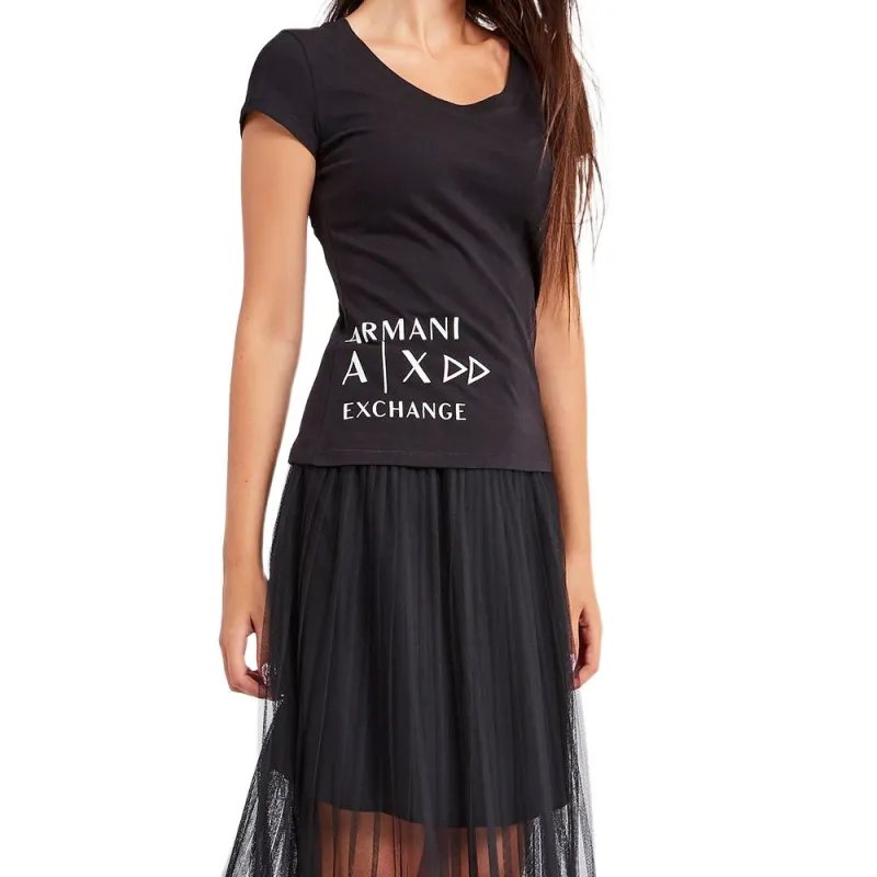 ARMANI EXCHANGE T Shirts Women's Black-3