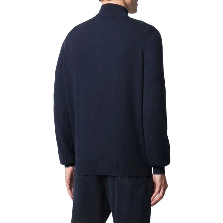 Brunello Cucinelli Funnel Neck Knitted Polo Shirt-2
