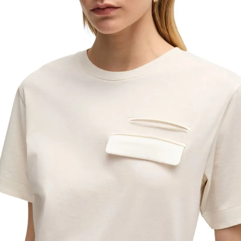 HUGO BOSS Cut out Detailing T shirt-4