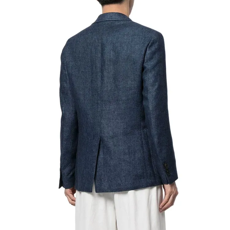 Polo Ralph Lauren Single-breasted Herringbone Blazer-3