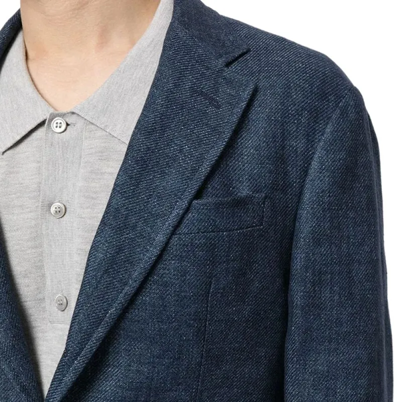 Polo Ralph Lauren Single-breasted Herringbone Blazer-4