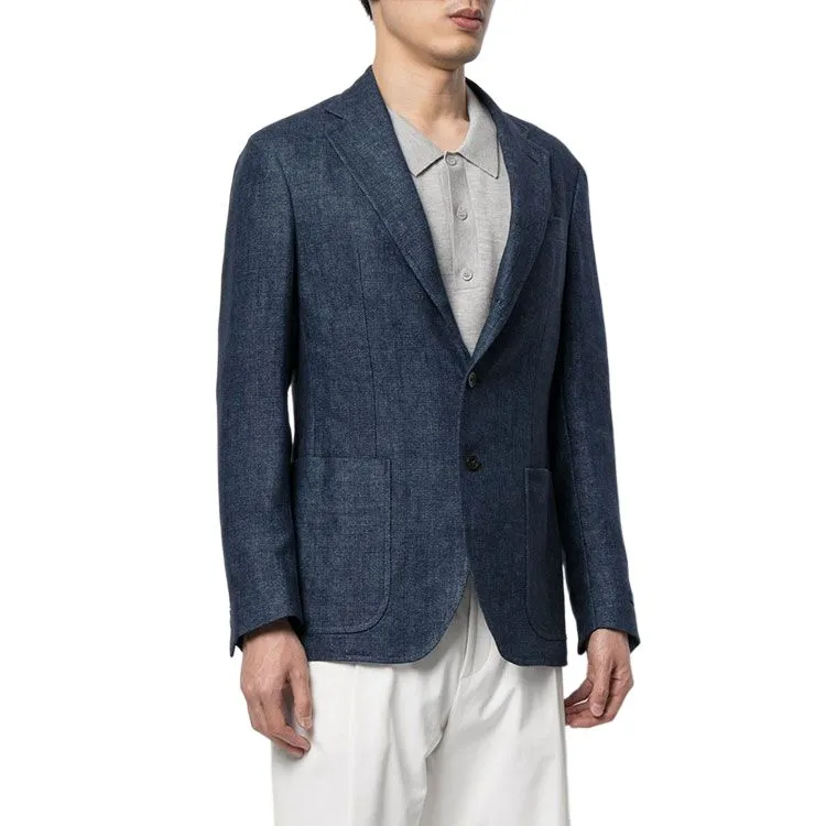 Polo Ralph Lauren Single-breasted Herringbone Blazer-2