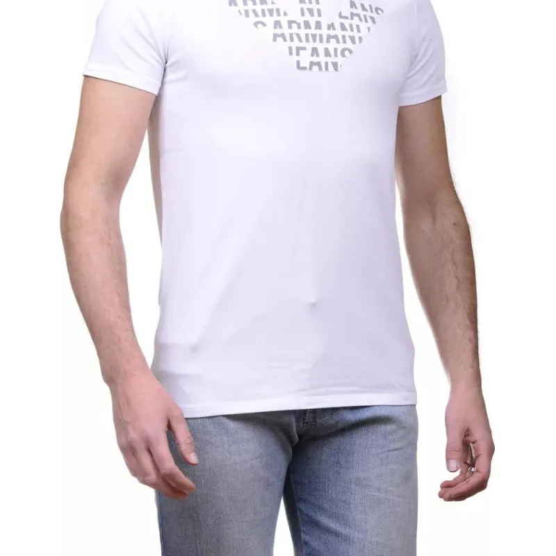 ARMANI JEANS T Shirt Men's White-4