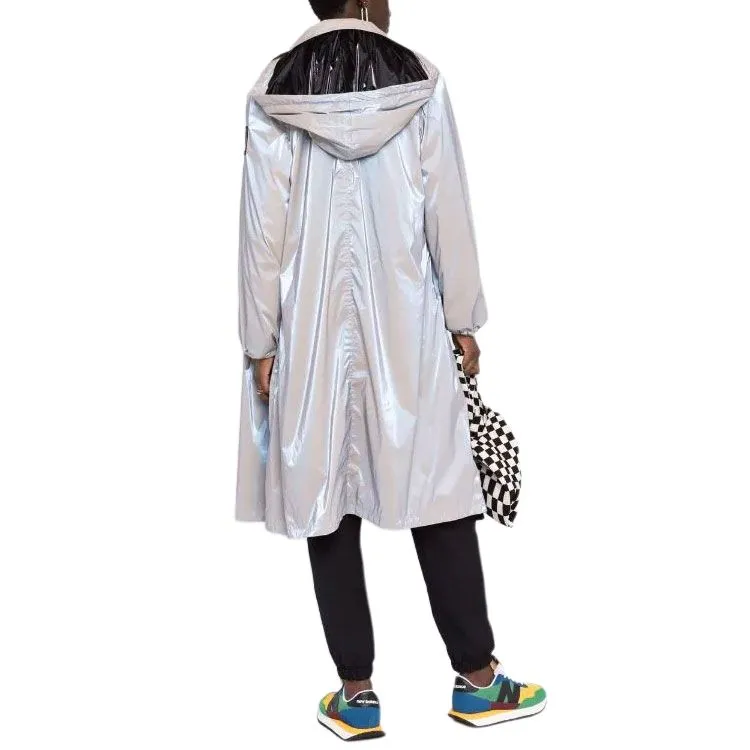 ARMANI EXCHANGEAE Trench Coat Women's Silver-2