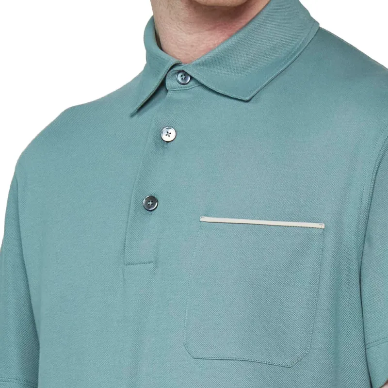 Zzegna Polo Shirts Men Blue-4