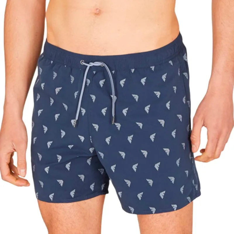 EMPORIO ARMANI SS23 Beach Shorts Men's Dark Blue-3