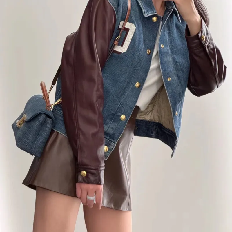 CELINE Paris Jacket In Dark Union Wash Denim-2