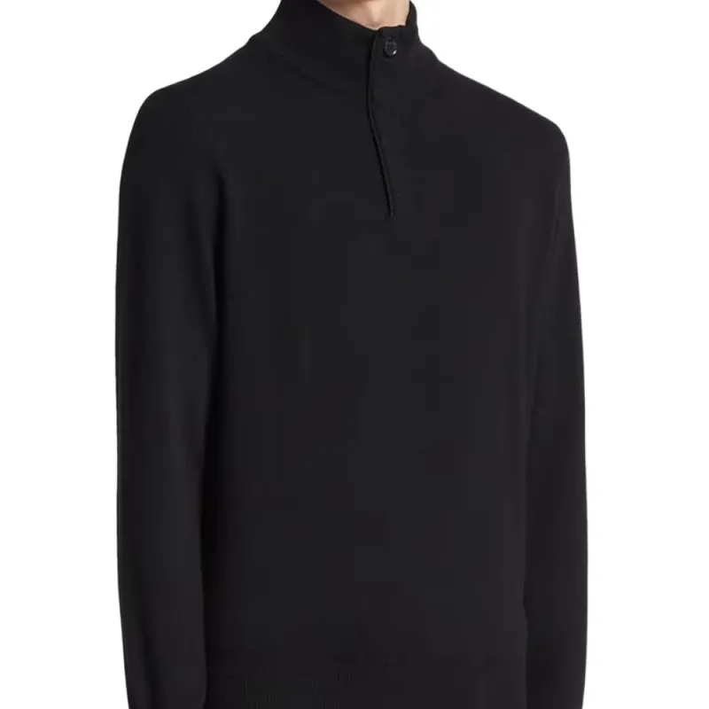 Zzegna Oasi Mock Neck Ribbed Jumper-4