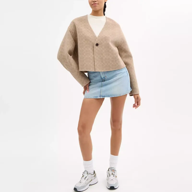 COACH Coats Women's Camel-1