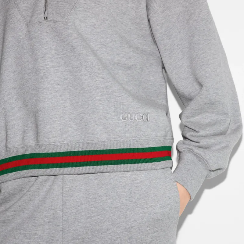 GUCCI Front Zipped Sweatshirt-3