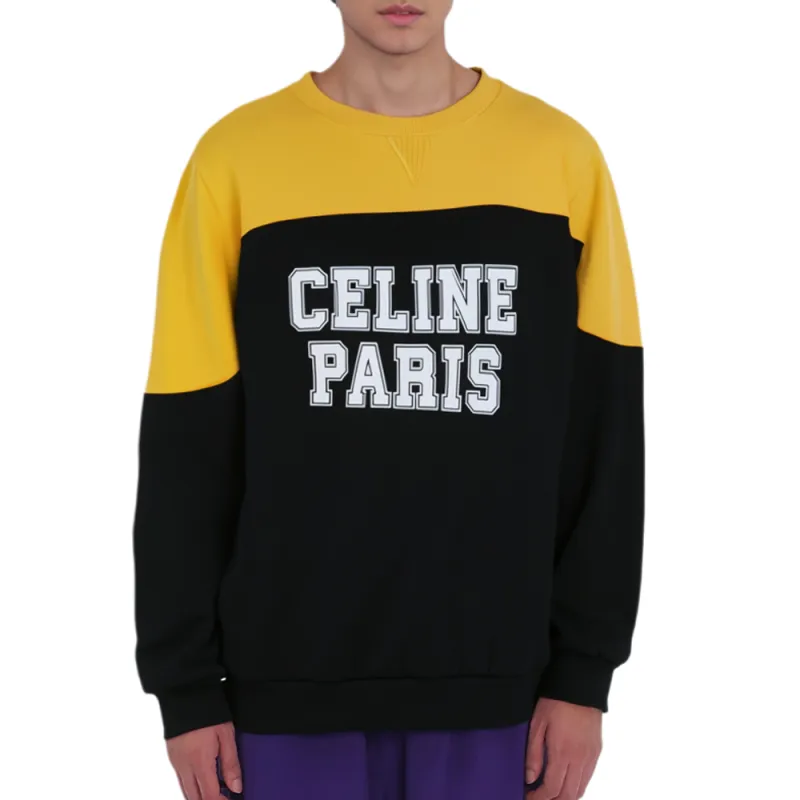 CELINE Sweatshirts Men Black-2